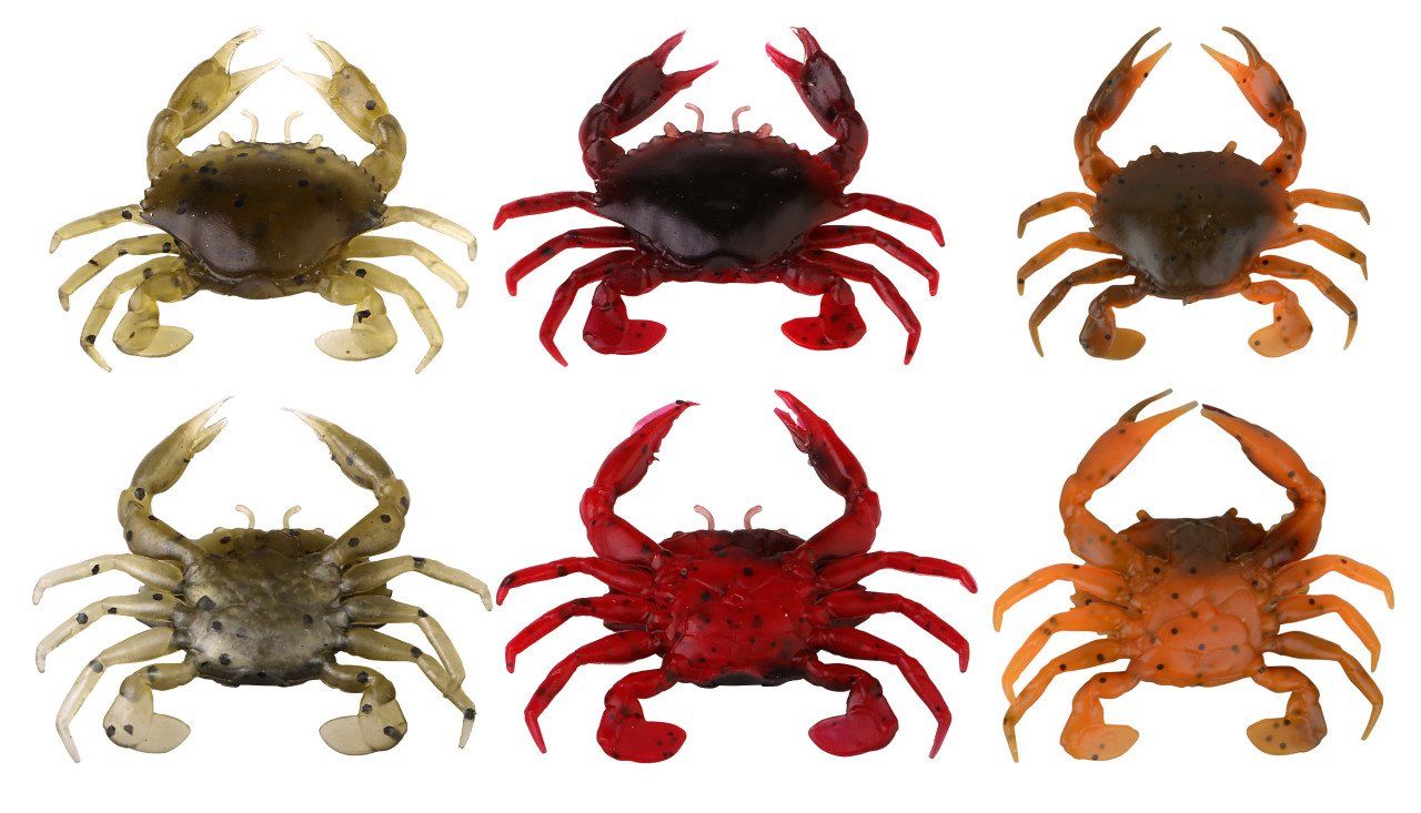 Savage gear LB 3D Manic Crab 5 cm 4 Adet Suni Yem Red Black Crab