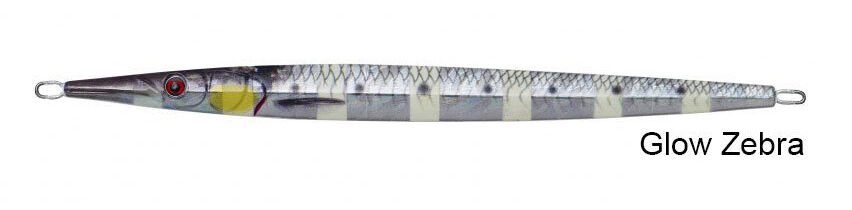Savage gear 3D Needle Jig 100 gr 20 cm Suni Yem Glow Zebra