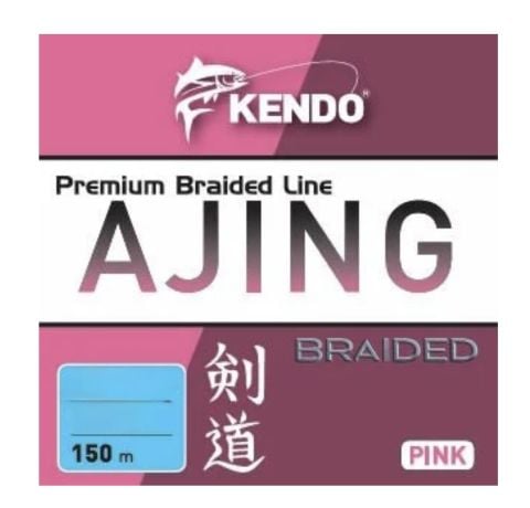 Kendo Ajing Premium Braided Line Pink 150m Örgü İp 0.055mm