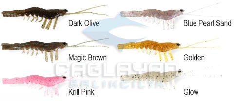 Savage gear LB Manic Shrimp 10 cm 4 Adet Suni Yem Krill Pink