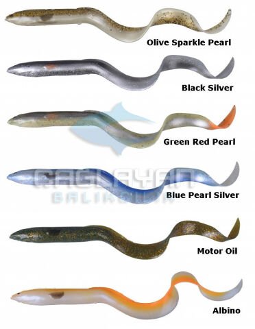 Savage gear LB Real Eel 15cm 12g Suni Yem Albino