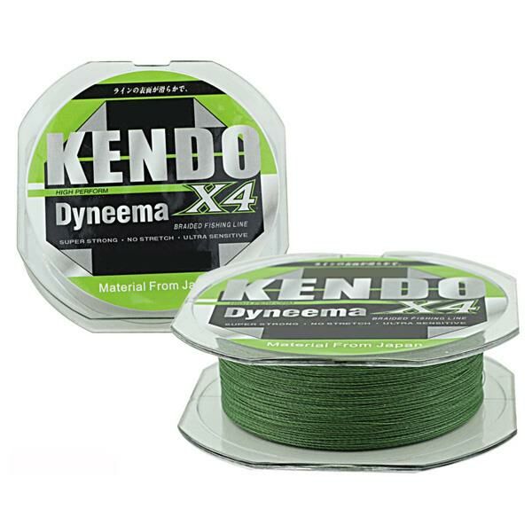 Kendo Dynema 4 Örgü 120Mt (Green) 0,12 mm