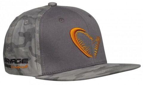 Savage Gear Flex Fit Camo Cap One Size Camo /Grey