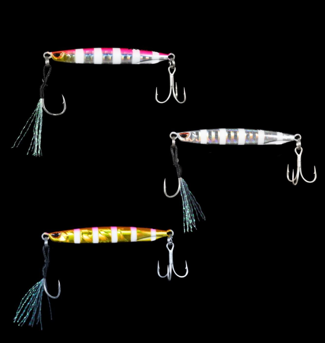 RYUJI SILENT JIG TRIO, ZEBRA MIX (3 AD) 15 GR