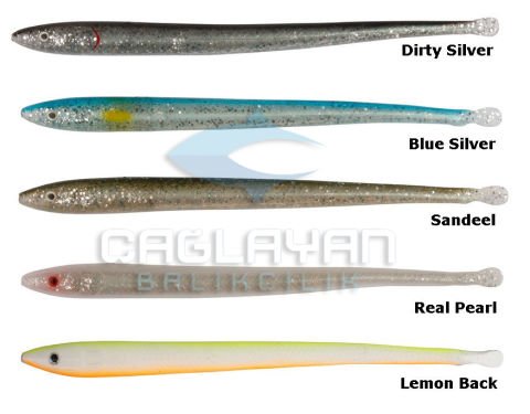 Savage gear LB Sandeel Slug 14 cm 6 Adet Suni Yem Real Pearl
