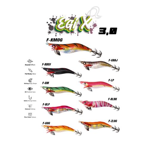 Fujin EgiX 3.0 16.4gr Kalamar Zokası #F-GM