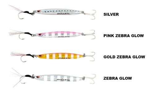 RYUJI SILENT JIG 30GR PINK ZEBRA GLOW