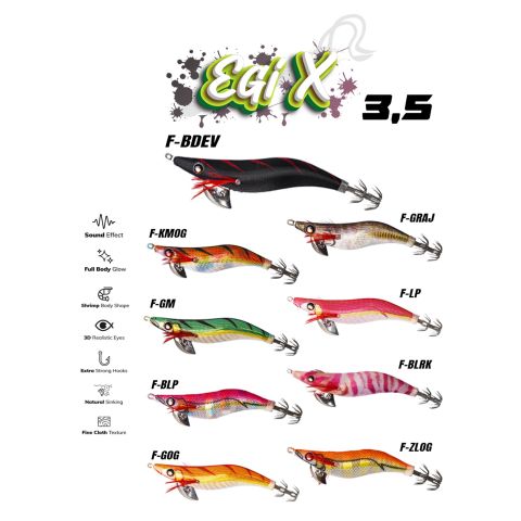 Fujin EgiX 3.5 20gr Kalamar Zokası #F-KMOG