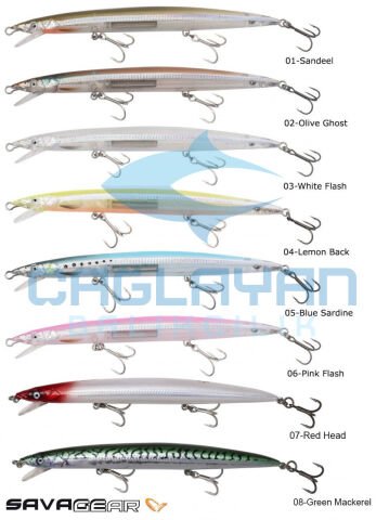 Savage gear  MAG Sandeel Jerk minnow 210 44g SP Suni Yem 01-Sandeel
