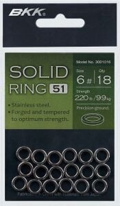 BKK Solid Ring-51 3 18 Pcs