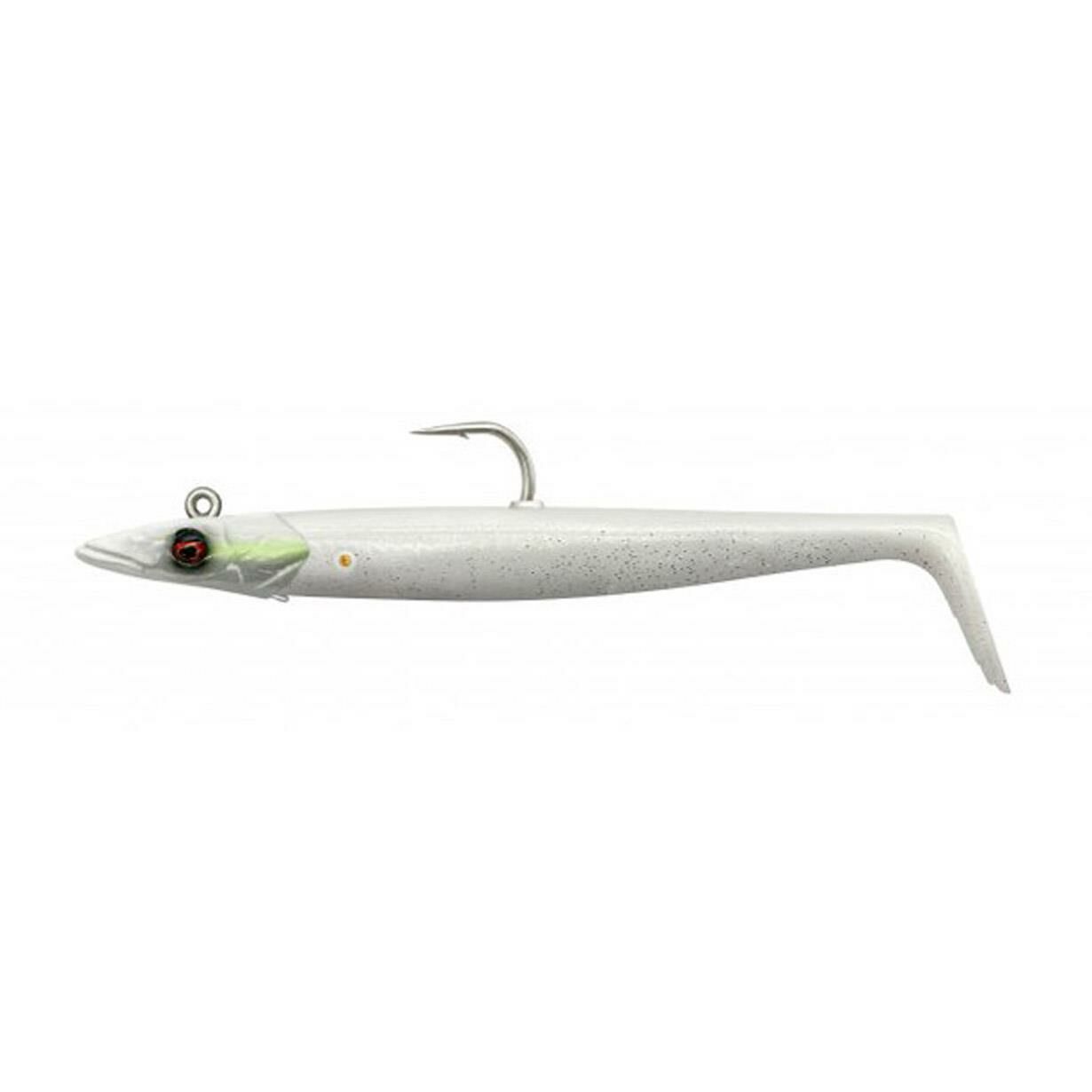 Savage Gear Sandeel V2 12 cm 22 gr White Pearl Silver 2+1