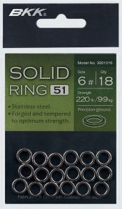 BKK Solid Ring-51 5 18 Pcs
