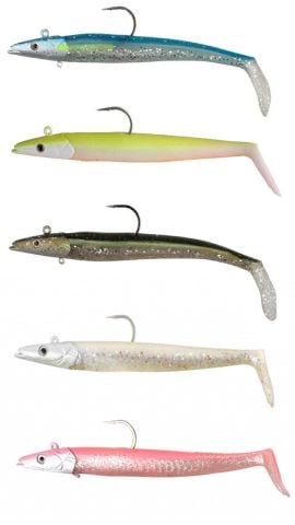 Savage gear Sandeel 16 cm 42 gr 2+1 Adet Real Pearl