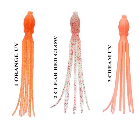 Ryuji Octopus 115 mm (4 Adet) Pink UV