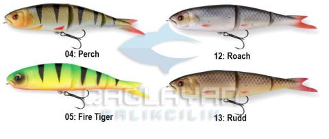 Savage gear Soft 4Play 9,5 cm 8,5 gr Swim&Jerk 3 Adet Suni Yem 12-Roach