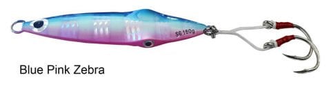 Savage gear Squısh Jig 12cm 160g Suni Yem Blue Pink Zebra