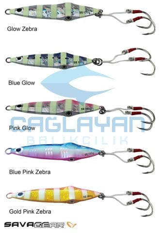 Savage gear Squısh Jig 12cm 160g Suni Yem Blue Pink Zebra