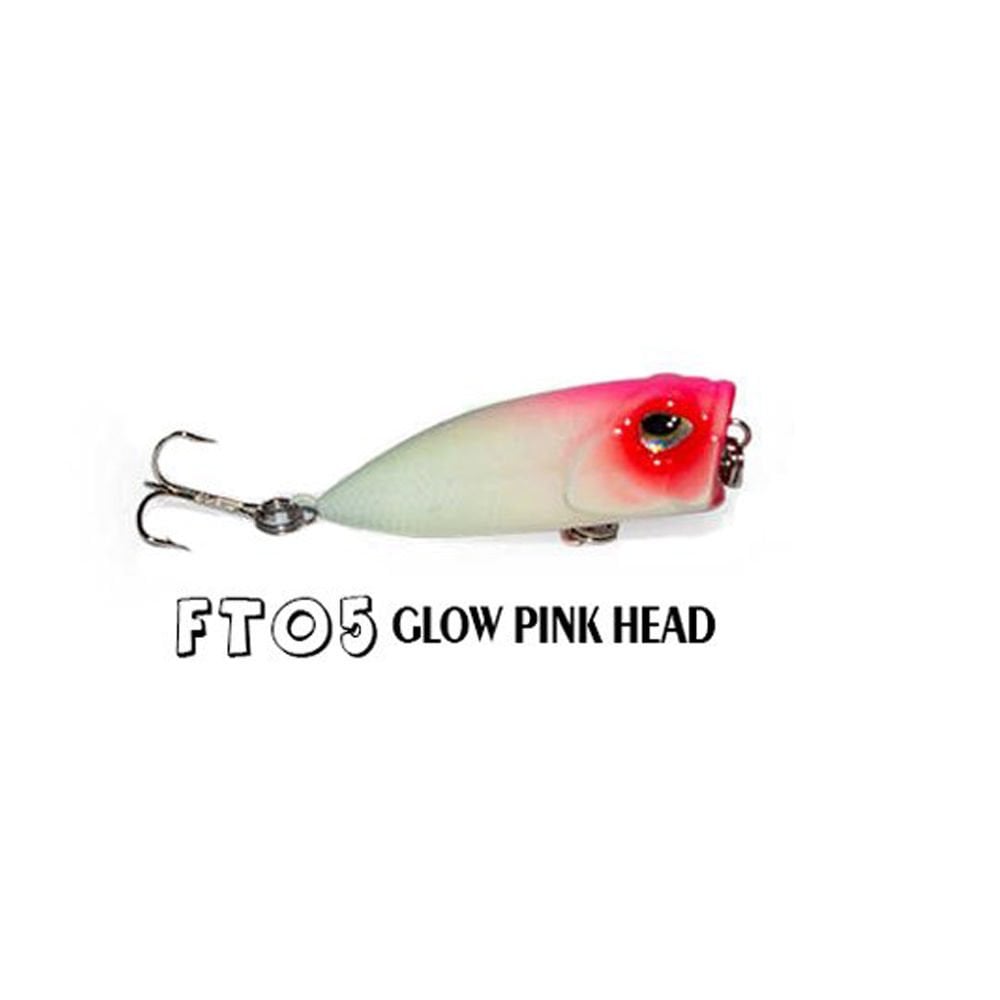 Fujin Tiny Popper Mini LRF Popper - FT05 GLOW PINK HEAD