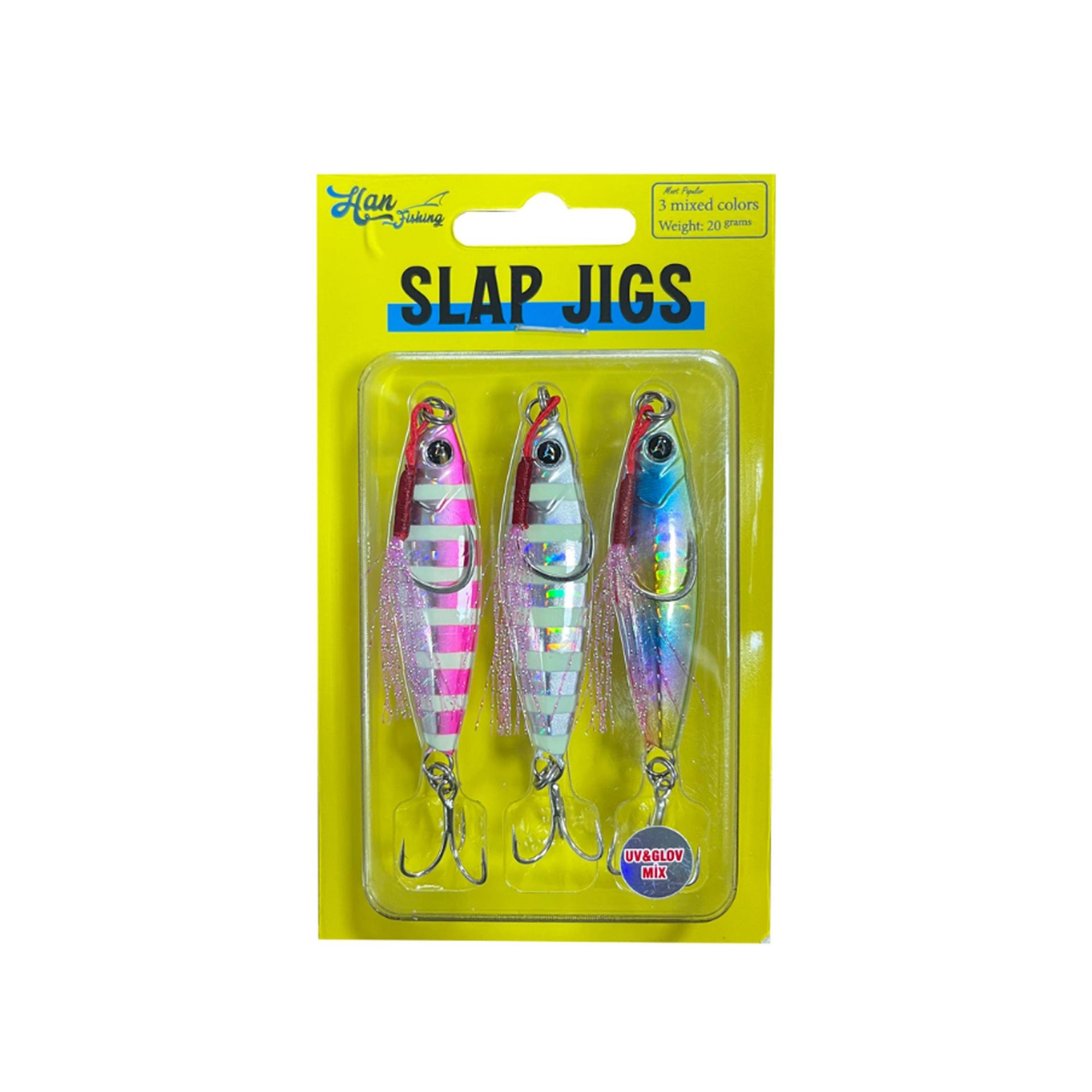 Hanfish Uv&Glow Mix Slap Jigs - 10gr