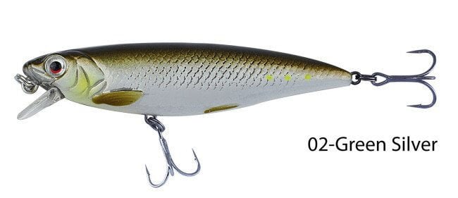 Savage gear 3D Twitch Minnow 6,6cm 5g Suni Yem 02-Green Silver