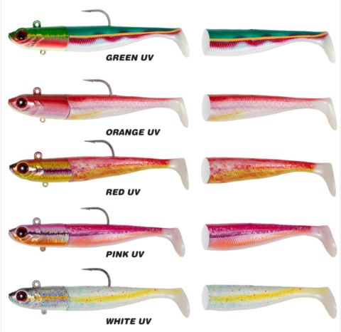 SEABOR DEEP FAKE 200GR 2+1 SİLİKON YEM PINK UV