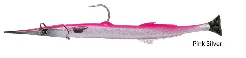 Savage gear Needlefish Pulsetail 2+1 18 cm 26g Suni Yem Pink Silver