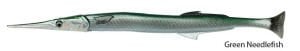 Savage gear Lıne Thru Needlefish Pulsetail 2+1  30cm 85gr Suni Yem Green Needlefish