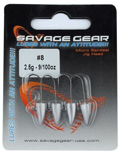 Savage gear LRF Micro sandeel jigghead 2,5g #8 4 Adet