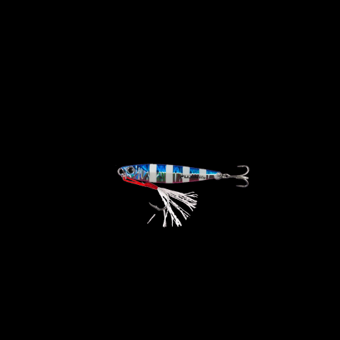 Fujin Jig-X 20gr Light Jigging Jig Yem MT12 Blue Pink Zebra Glow