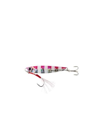 Fujin Jig-X 60gr Shore Jigging Jig Yem MT02 Pink Zebra Glow