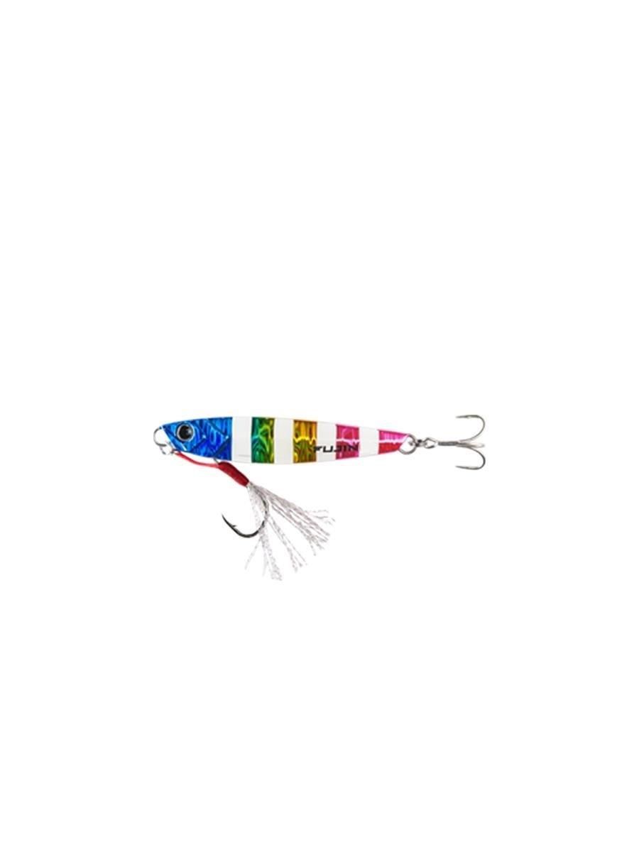 Fujin Jig-X 60gr Shore Jigging Jig Yem MT21 Rainbow Glow