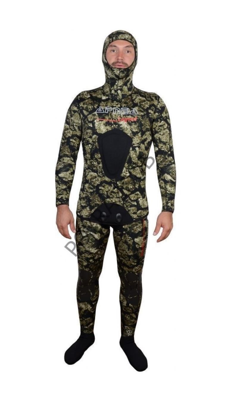  3 mm Apnea Legend Rock Camou - 3d - 2xl