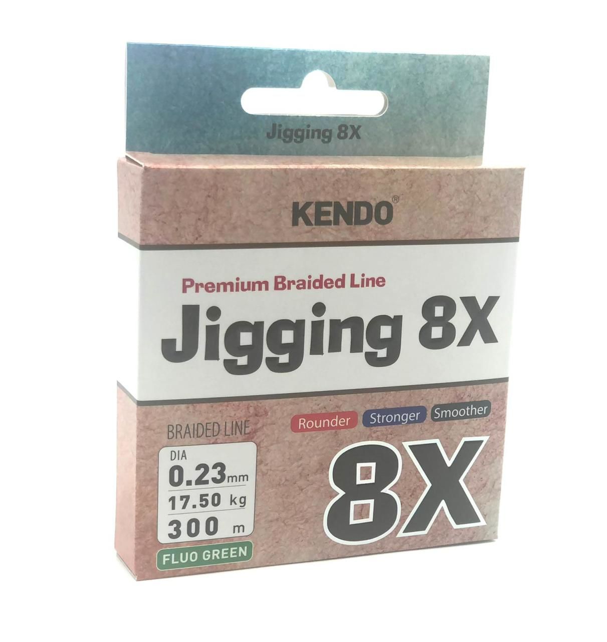 Kendo Jigging 8X Flash 300 mt Örgü İp (FLUO GREEN) 0,23 mm