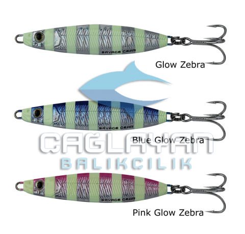 Savage gear Psycho Sprat 45g Suni Yem Glow Zebra