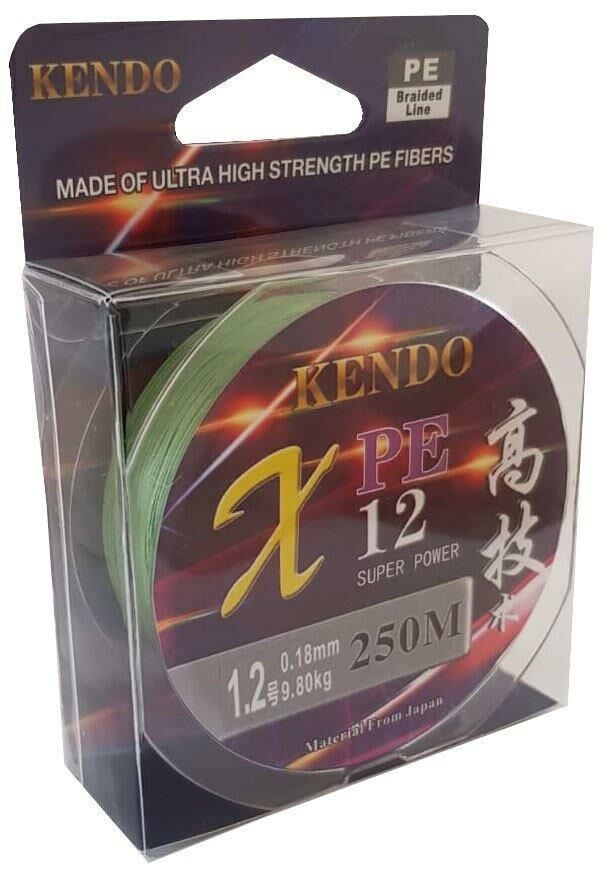 Kendo 12 Pe 250 Mt Dark Green Örgü İp 0,14mm