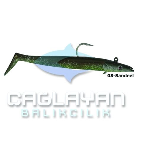 Savage gear Sandeel 12.5 cm 23 gr 2+1 Adet Suni Yem Sandeel