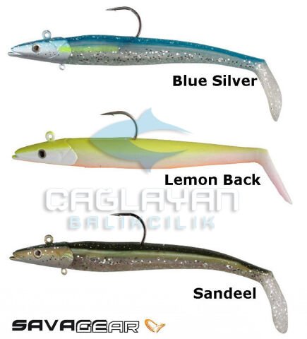 Savage gear Sandeel 20cm 150g 2+1 Adet Suni Yem Sandeel
