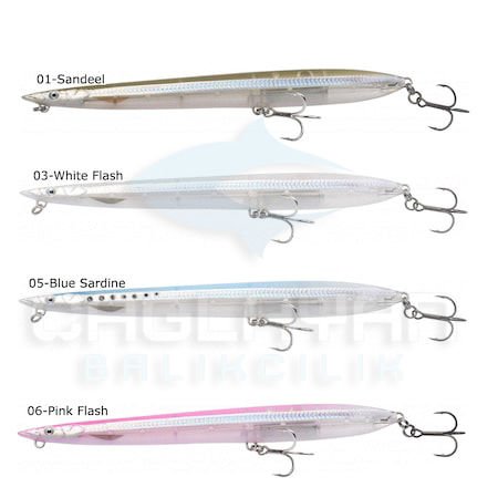 Savage gear Sandeel Surf Walker 155 23g Suni Yem 06-Pink Flash
