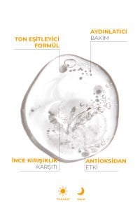 Aydınlatıcı Ve Cilt Tonu Eşitleyici C Vitamini Cilt Yüz Serumu 30 Ml