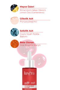 Aha & Bha Canlandırıcı Ve Cilt Tonu Eşitleyici Kırmızı Peeling Cilt Serumu 30 Ml