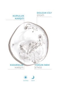 Yoğun Nemlendirici, Dolgunlaştırıcı Hyaluronik Asit Serum, Günlük Kullanım, Tüm Cilt Tipleri 30 ML