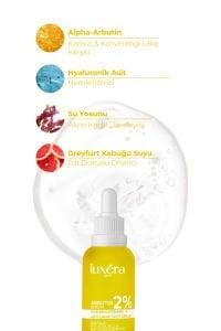 Leke Karşıtı Arbutin Serum, Cilt Tonu Eşitleyici Arbutin + Hyaluronik Asit 30 ML