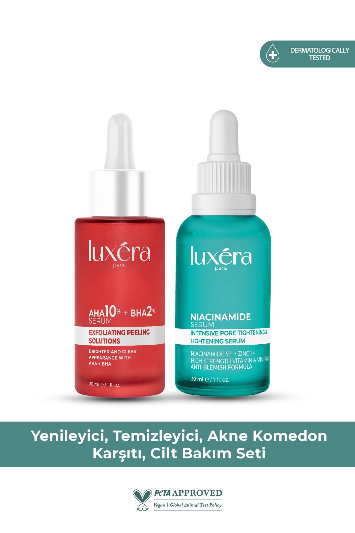 Yenileyici, Temizleyici, Akne Komedon Karşıtı, Kusursuzlaştırıcı Seti