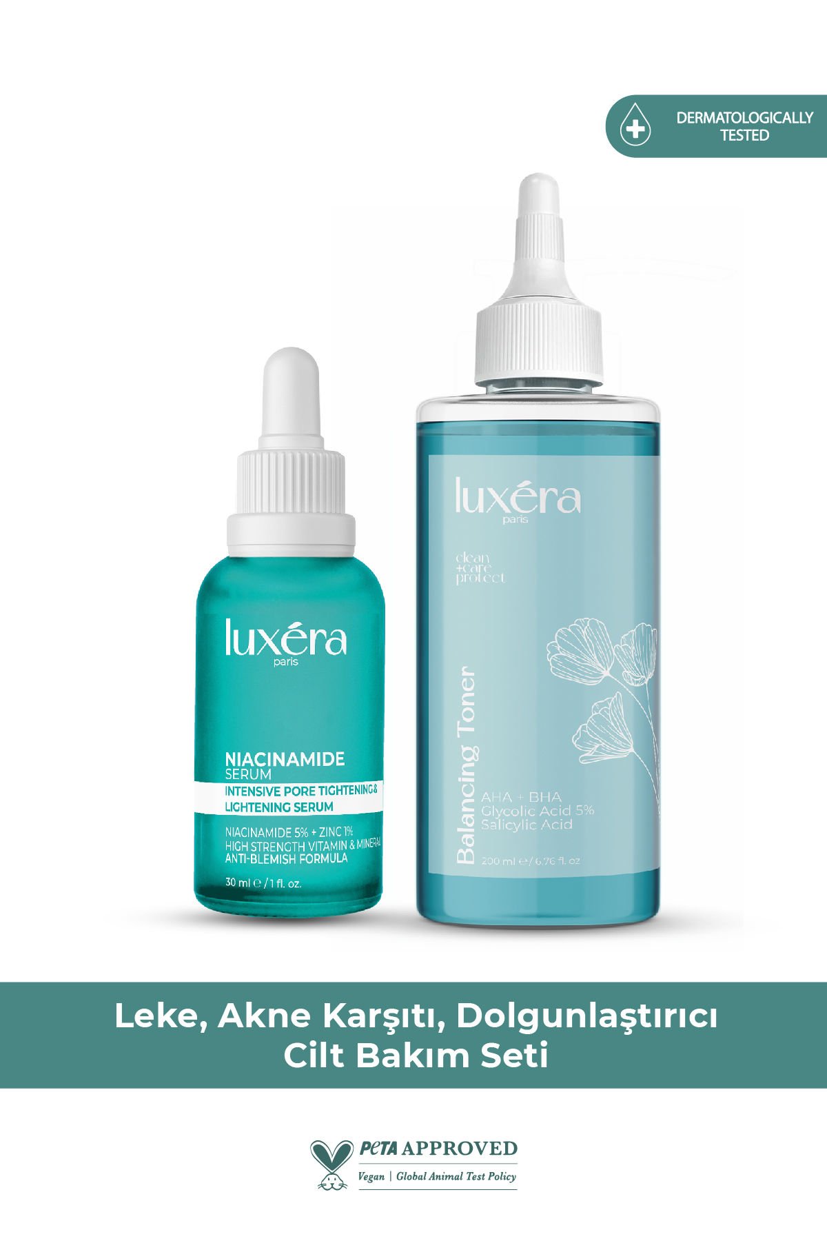 Sivilce Akne Önleyici, Sebum Dengeleyici Ve Gözenek Sıkılaştırıcı Bakım Seti