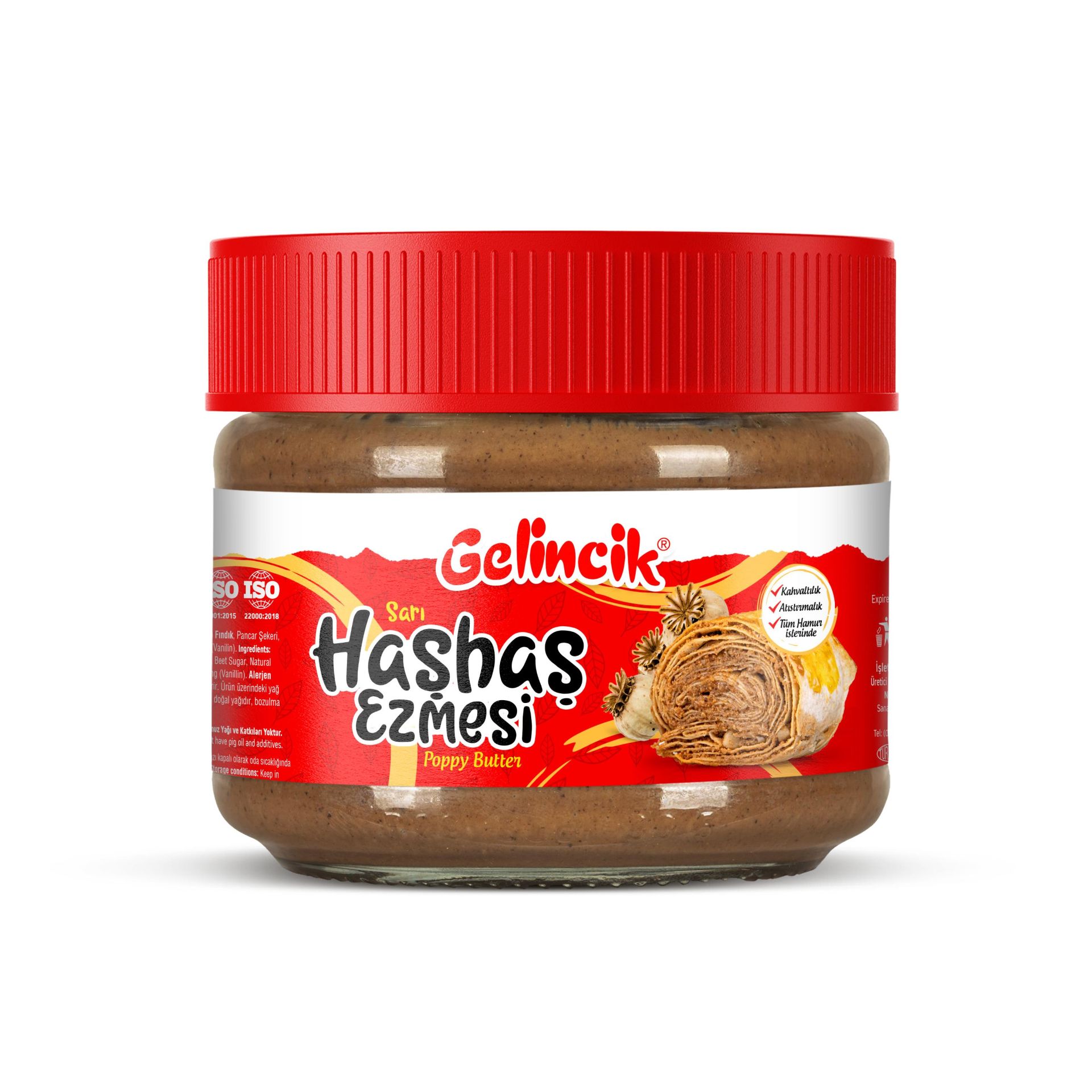 Gelincik Sarı Haşhaş Ezmesi 300 gr Kavanoz