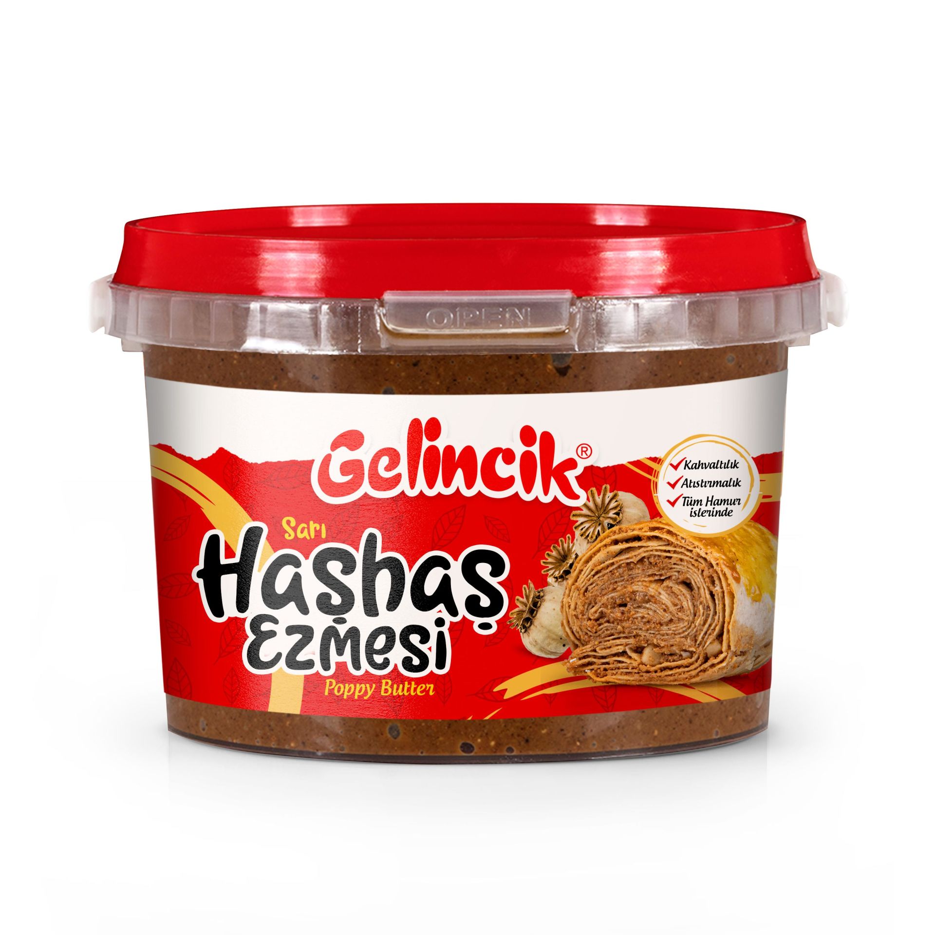 Gelincik Sarı Haşhaş Ezmesi 420 gr Kase