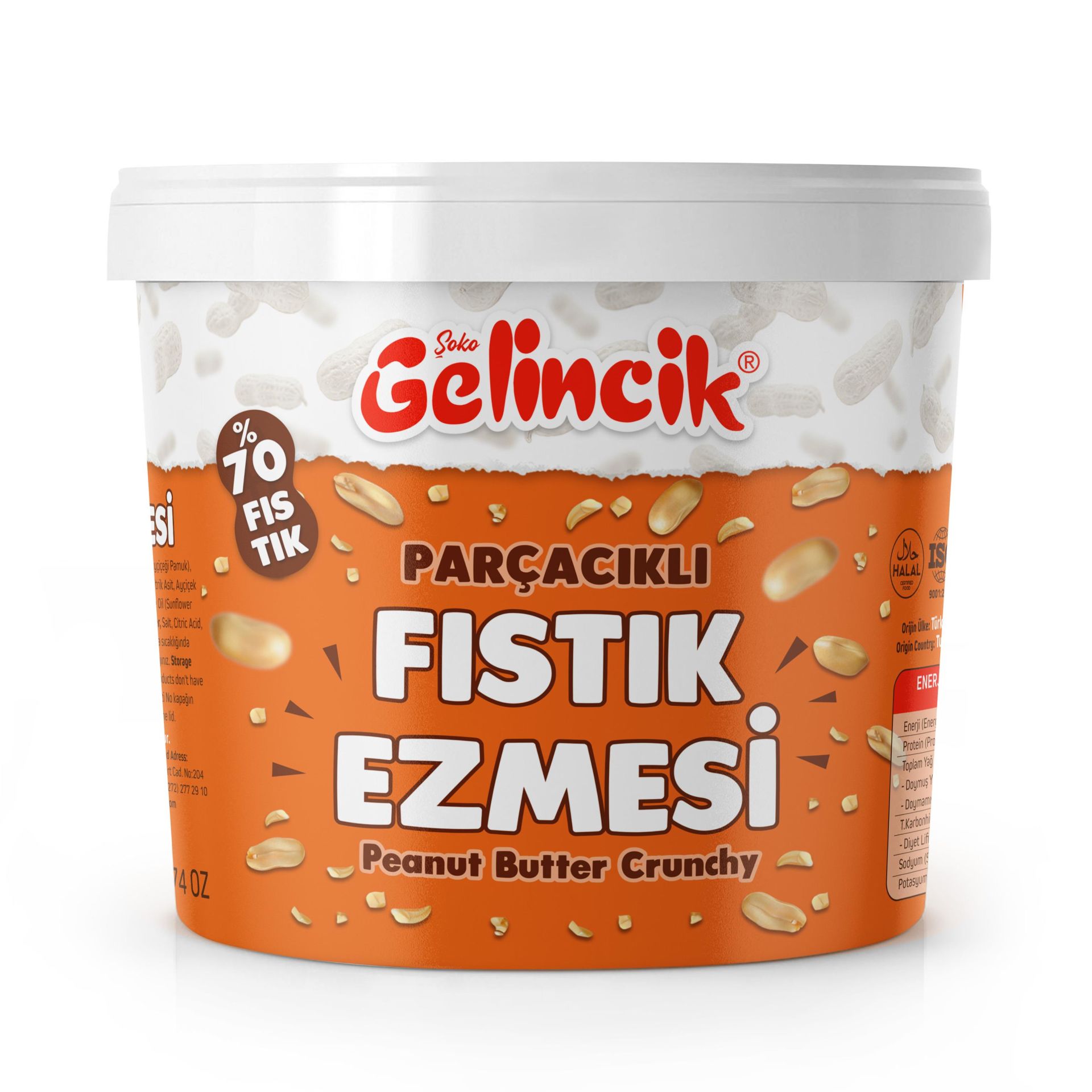 Gelincik 10 kg  Parçacıklı Fıstık Ezmesi