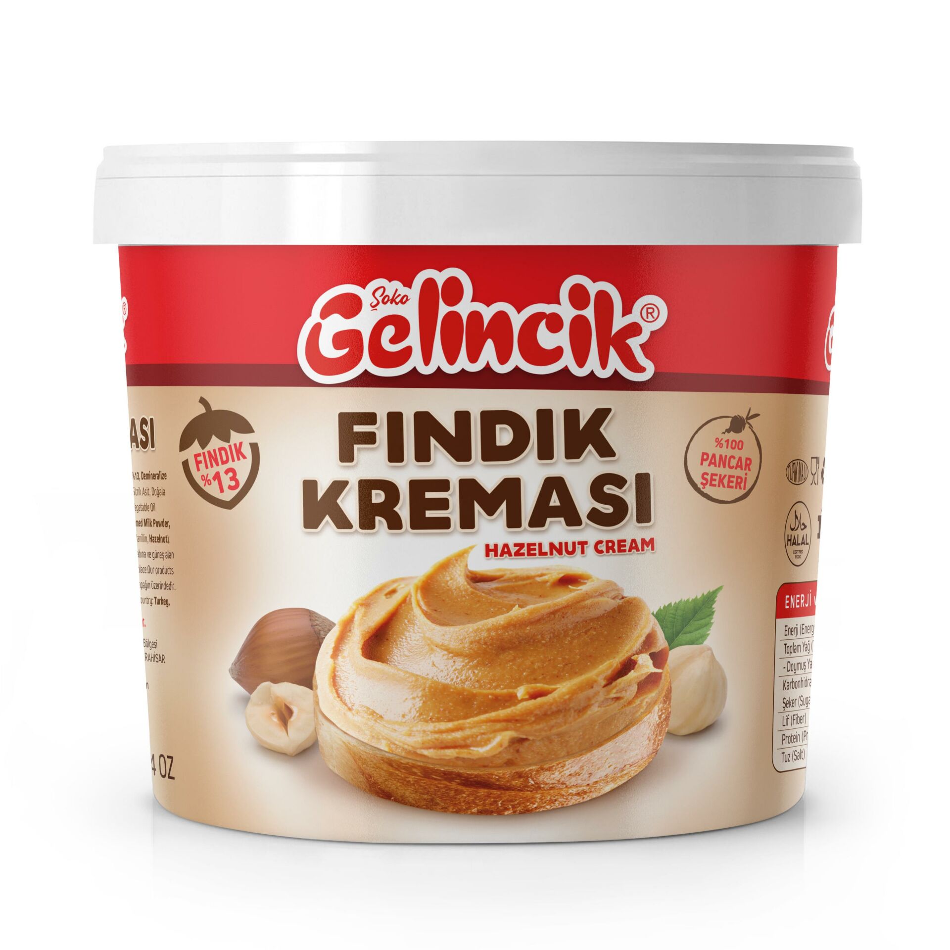 Gelincik 10 Kg Şekerli Fındık Kreması