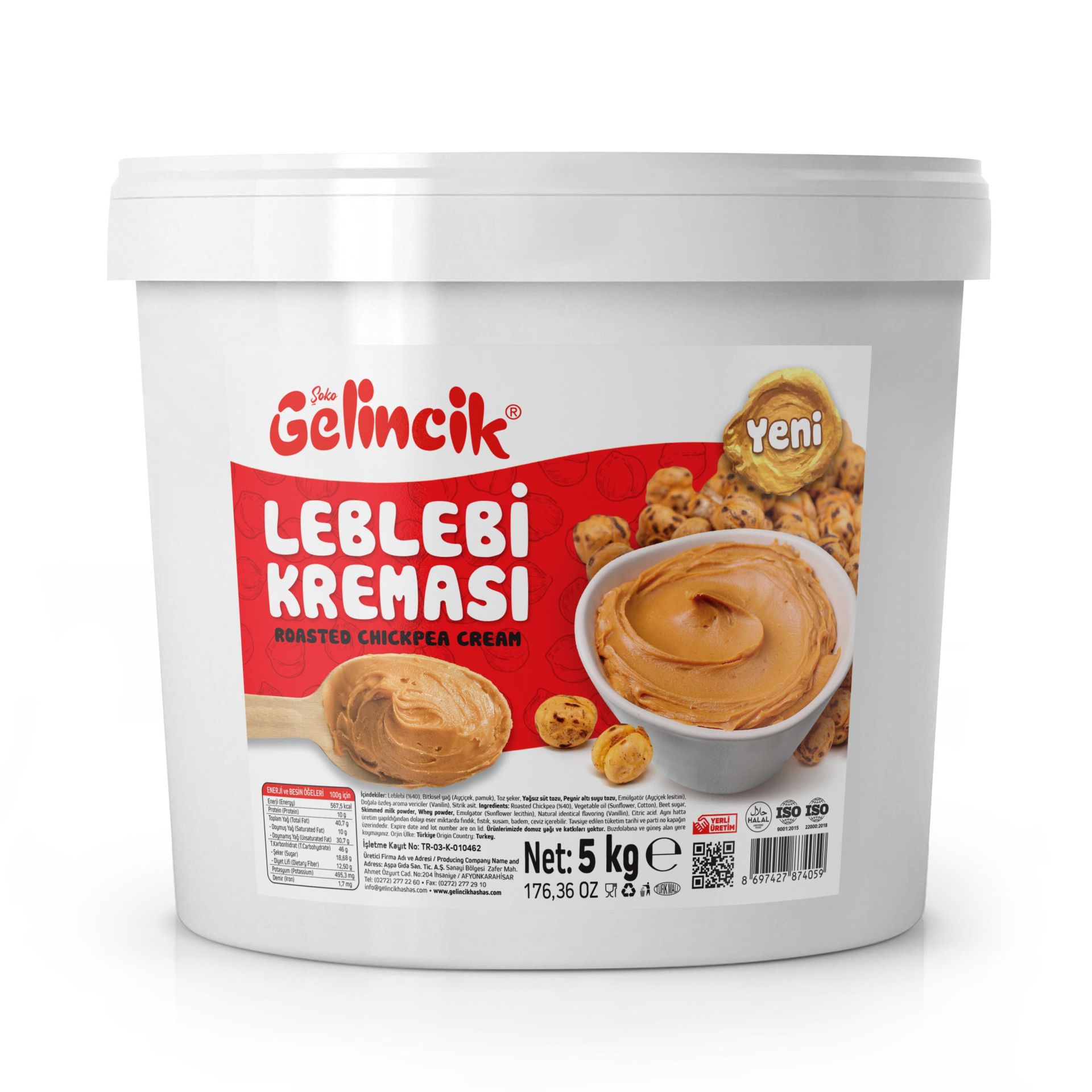 Gelincik 5 Kg Leblebi Kreması