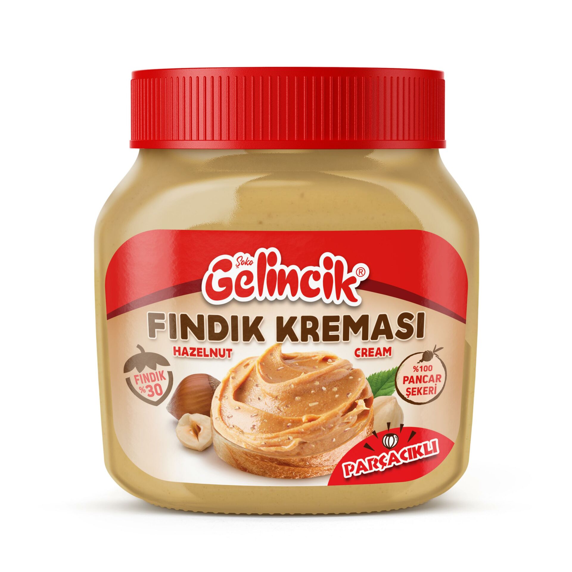 Gelincik 650 Gr Parçacıklı Fındık Kreması